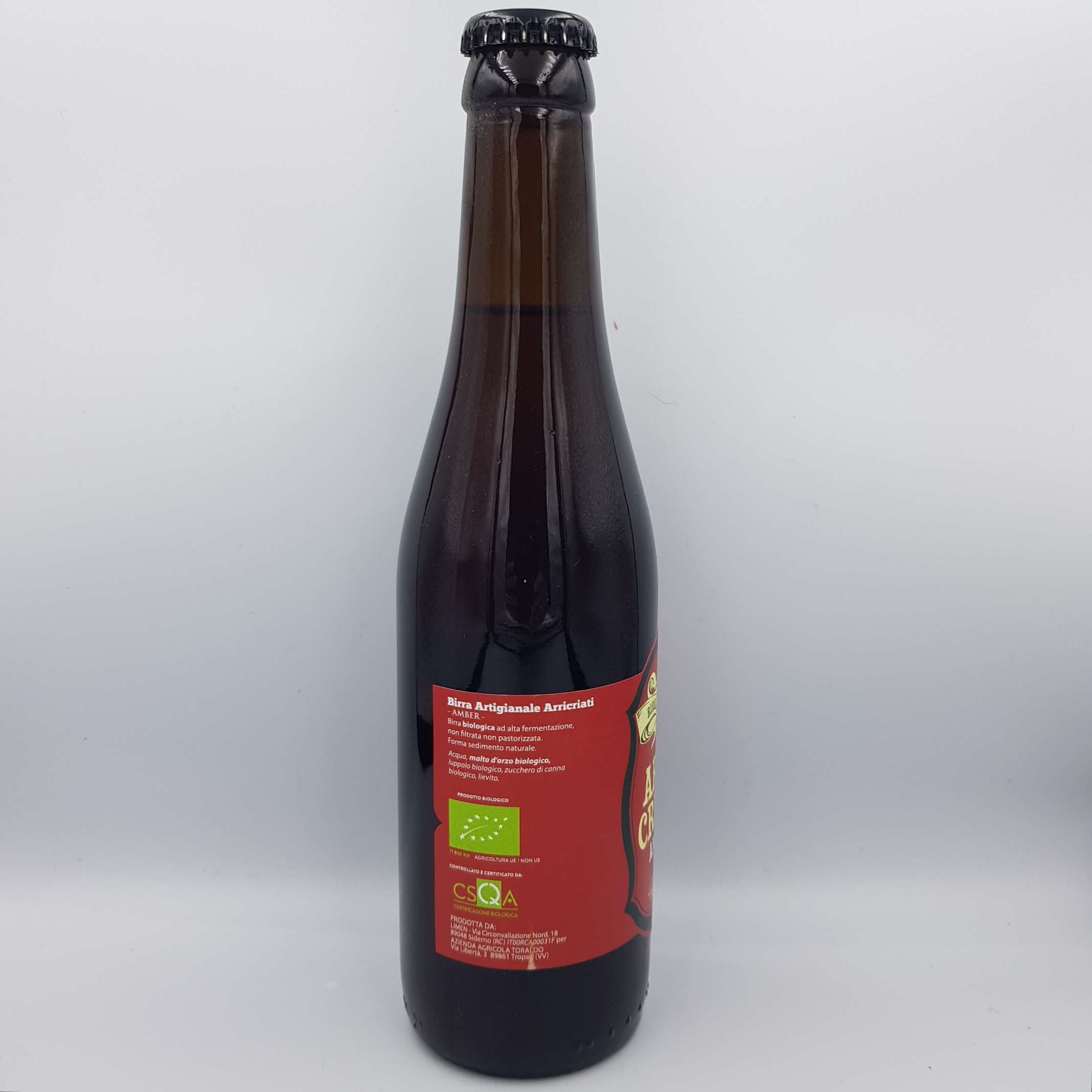 Birra Biologica Arricriati Amber - Az. Agr. Toraldo