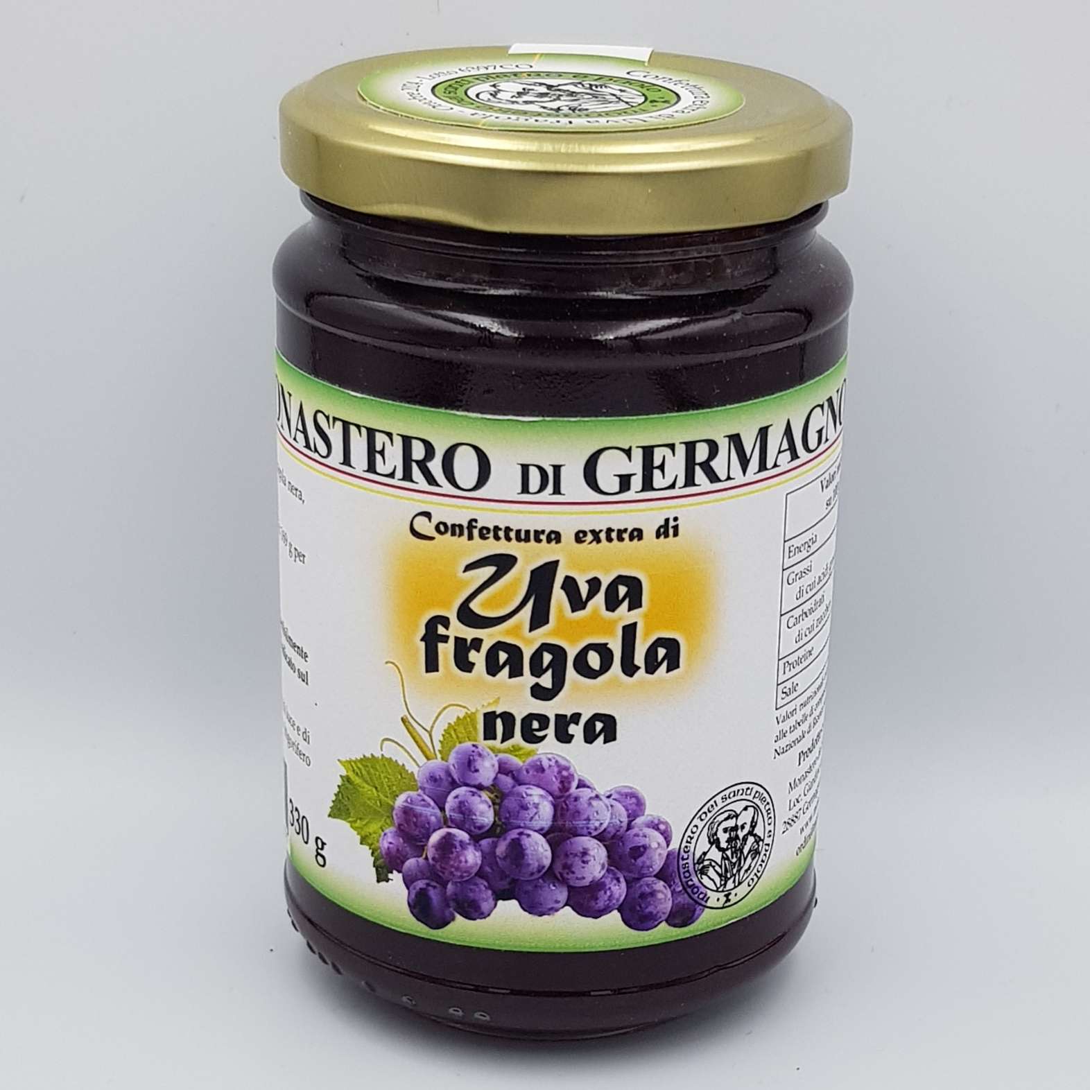 Confettura extra di Uva Fragola Nera