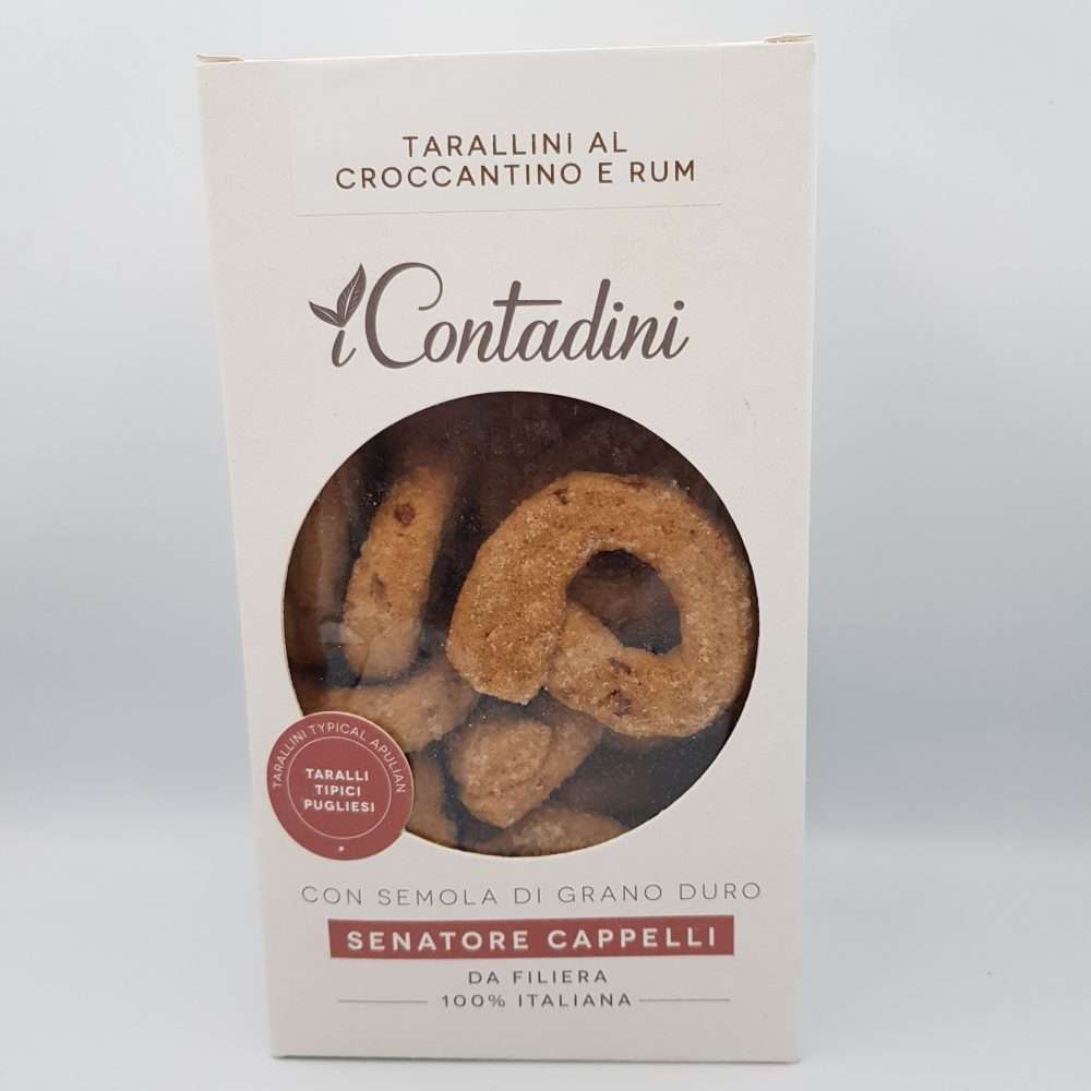 Tarallini al Croccantino e Rum con Farina del Senator Cappelli