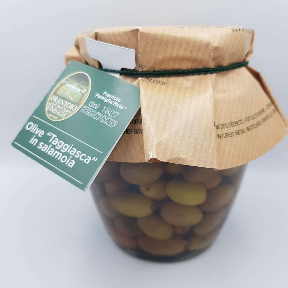 Olive Taggiasche in Salamoia 500g.