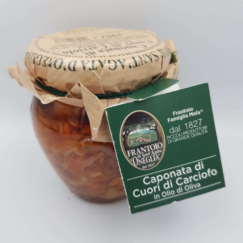 Caponata di Cuori di Carciofo in Olio di Oliva 190g.
