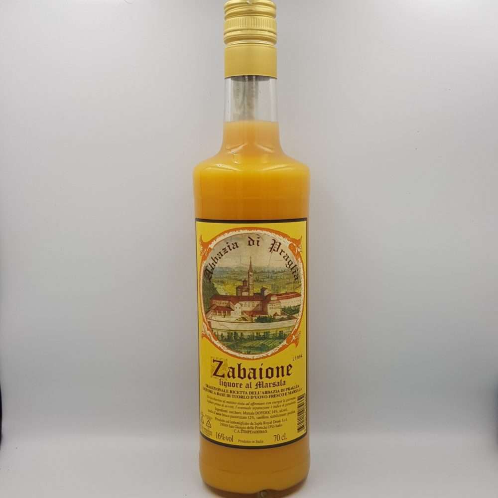 Zabaione liquore al Marsala vol 16% (70 cl)