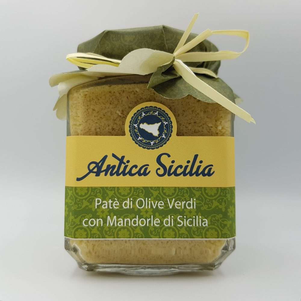 Patè di olive Verdi e Mandorle di Sicilia