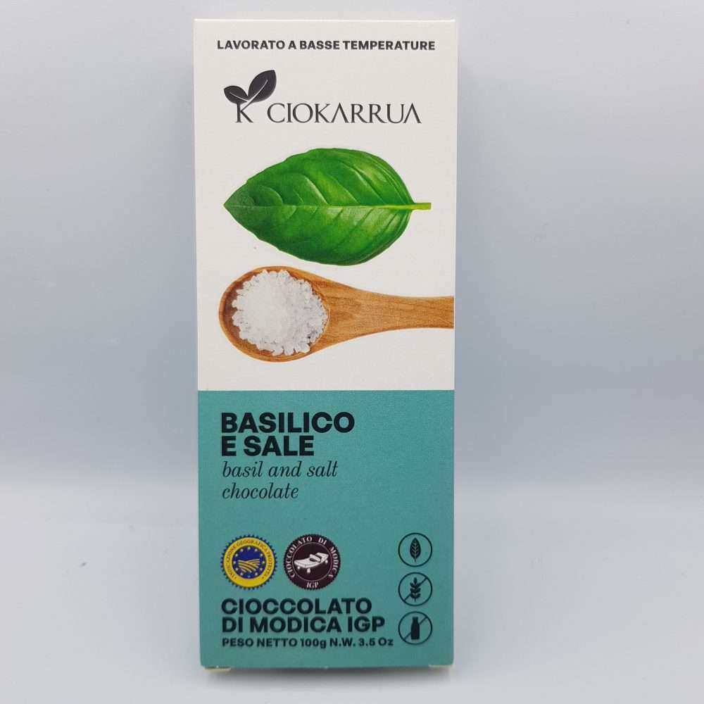 Cioccolato di Modica IGP – Basilico e Sale