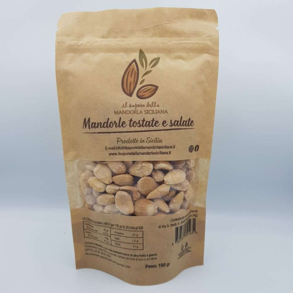 Mandorle Tostate e Salate - Il Sapore della Mandorla Siciliana