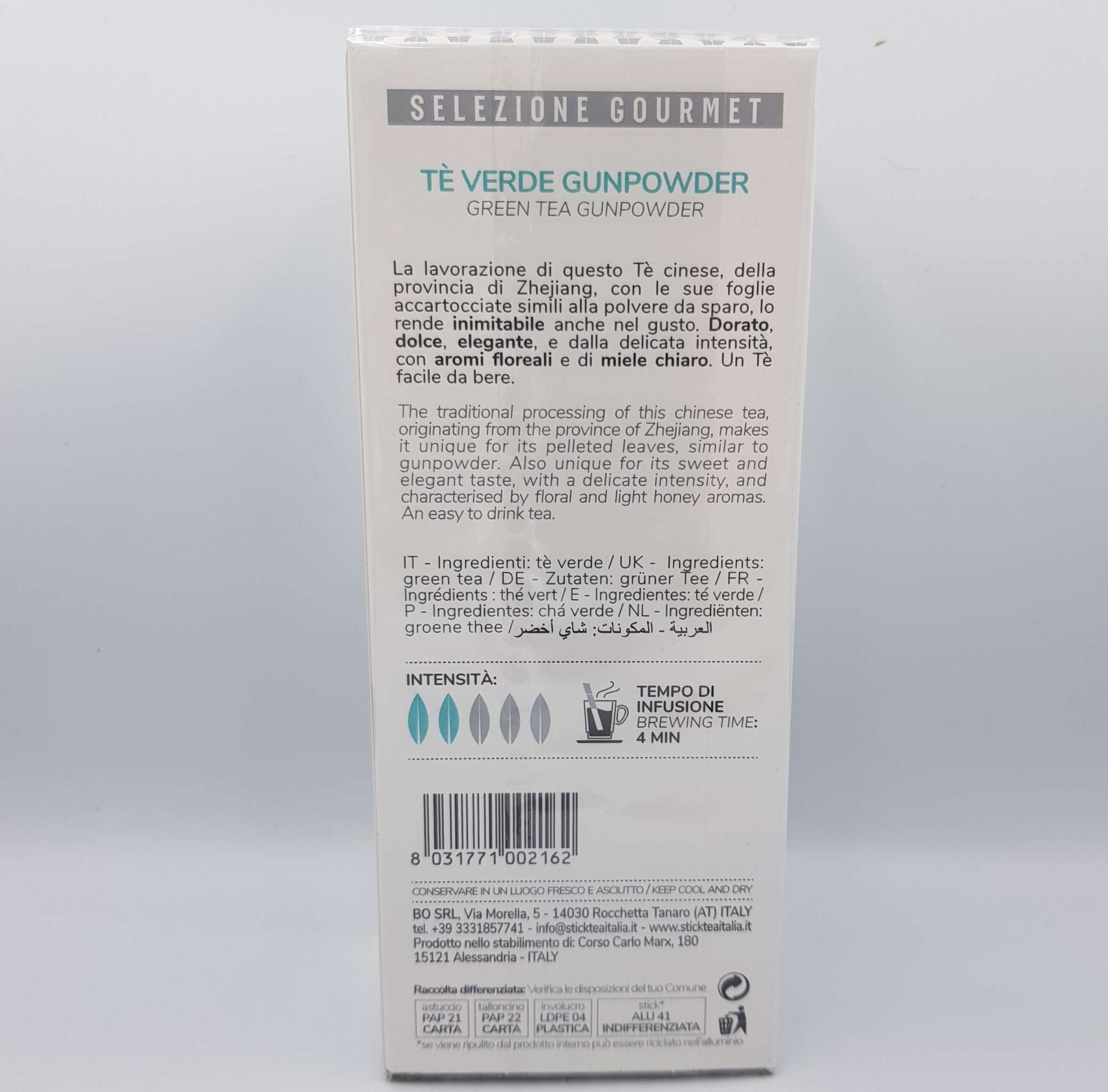 Stick Tea - Tè verde Gunpowder - Selezione Gourmet