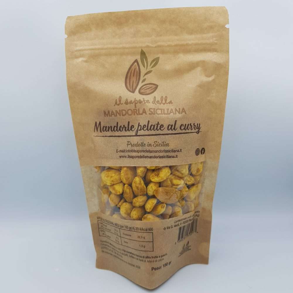 Mandorle al Curry - Il Sapore della Mandorla Siciliana