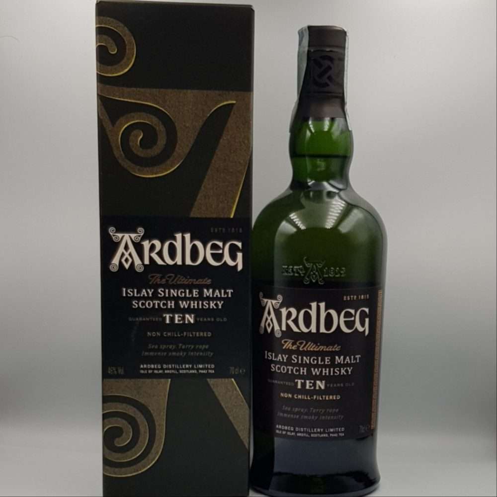 Ardbeg Ten Islay Single Malt Scotch Whisky 70cl (Astucciato)