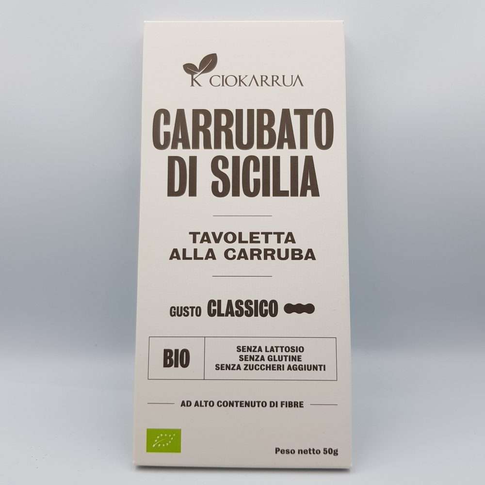 Carrubato di Sicilia Bio gusto Classico da 50g