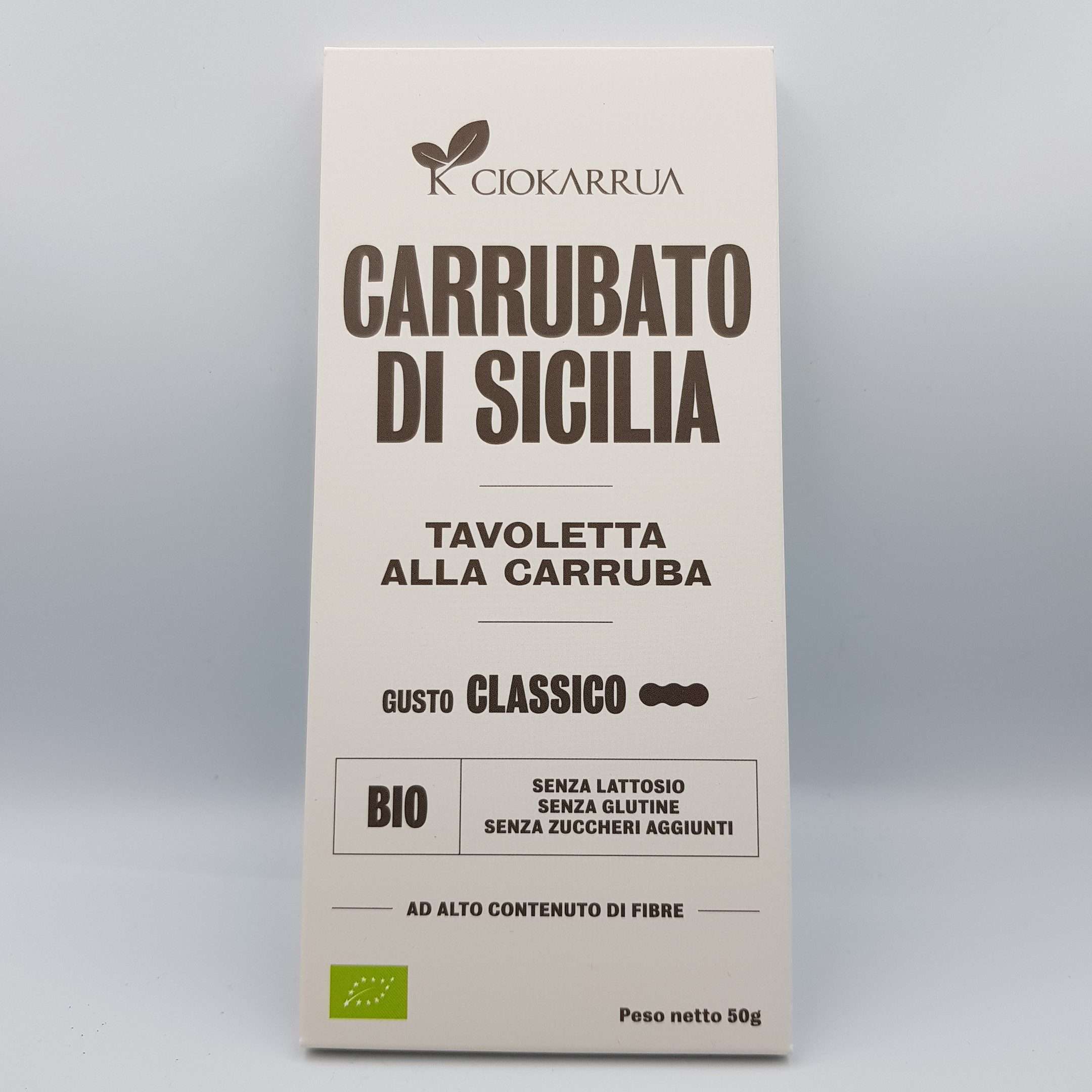 Carrubato di Sicilia Bio gusto Classico da 50g