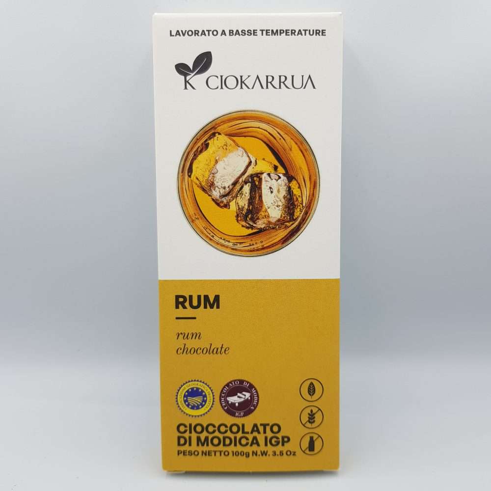 Cioccolato di Modica IGP – Rum