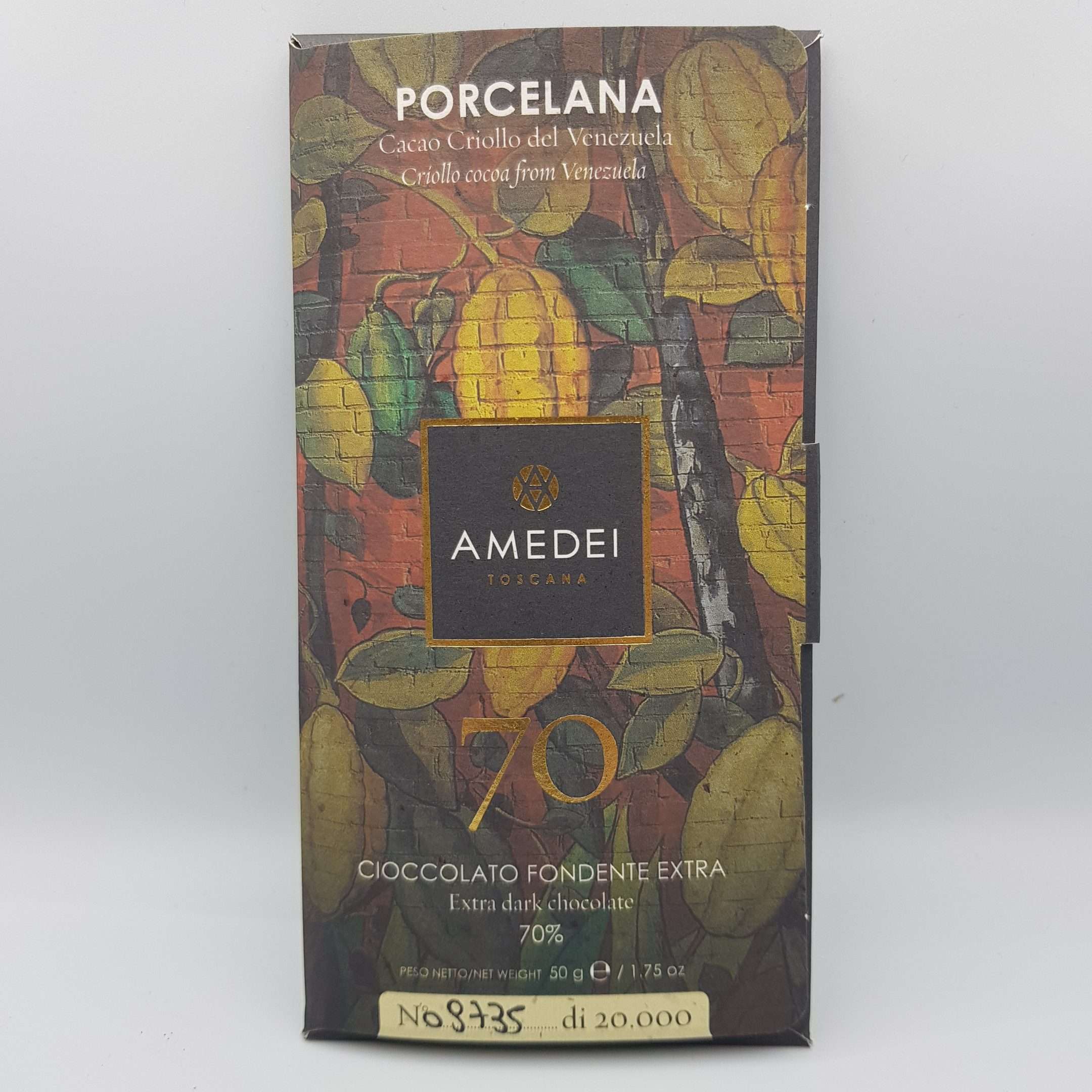 "Porcelana" Cioccolato fondente extra 70% - Amedei